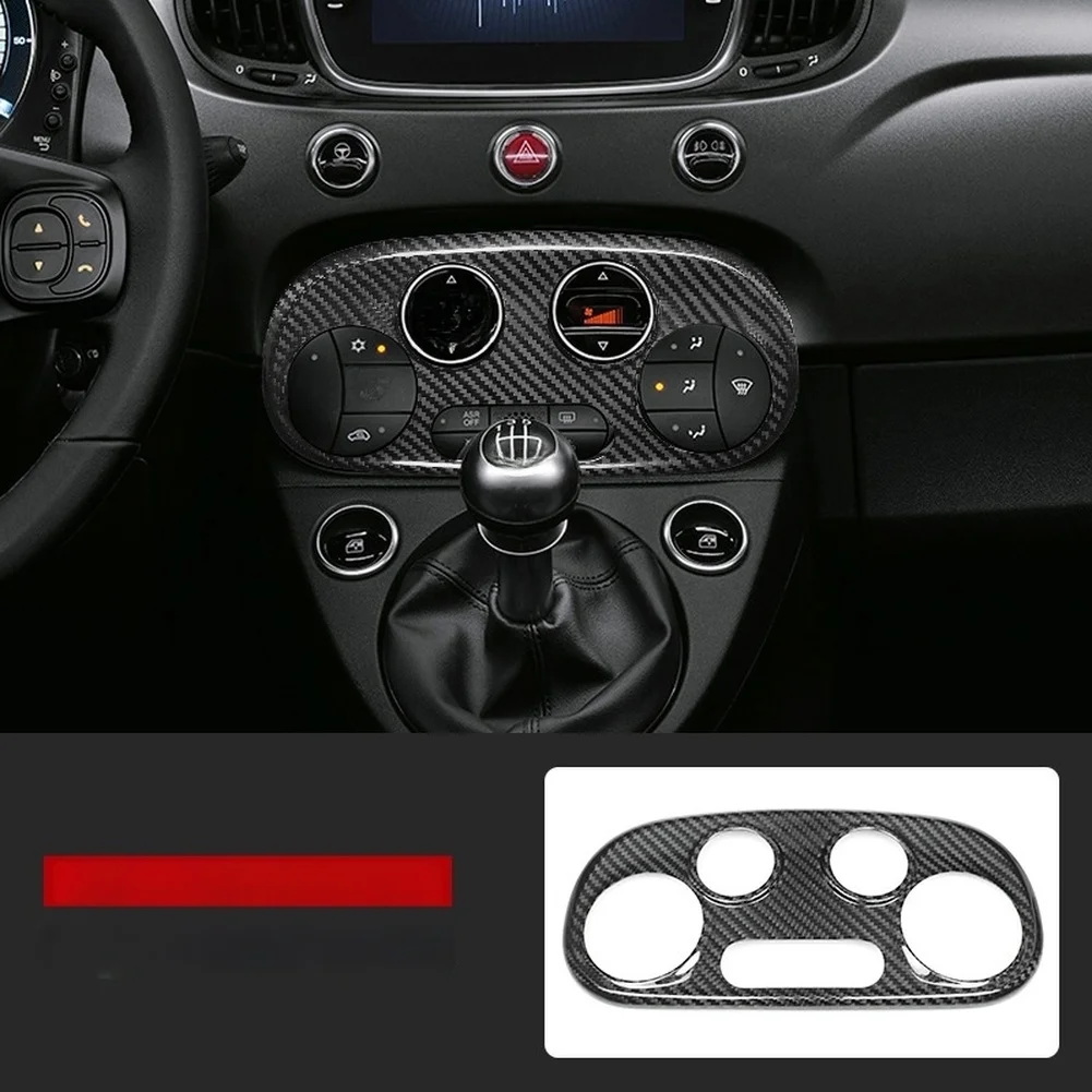 Carbon Fiber AC Knob Panel Decorative Panel For Abarth 595 695 For Fiat 500 2008-2023 Interior Modification Accessories
Carbon Fiber AC Knob Panel Decorative Panel For Abarth 595 695 For Fiat 500 2008-2023 Interior Modification Accessories