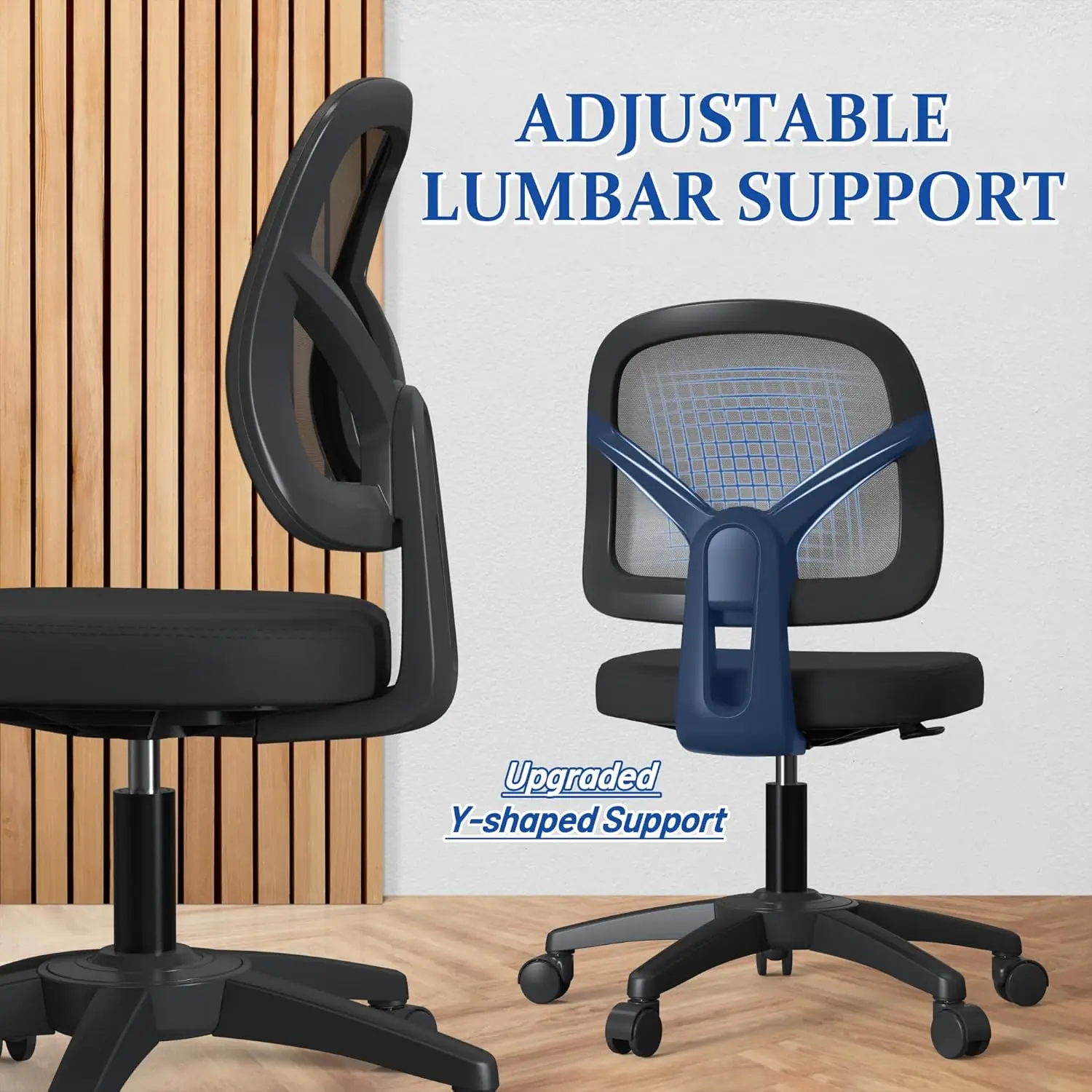 No Arms Small Office Computer Mesh Chair With Swivel Wheels Height Adjustable For Child And Adult
No Arms Small Office Computer Mesh Chair With Swivel Wheels Height Adjustable For Child And Adult