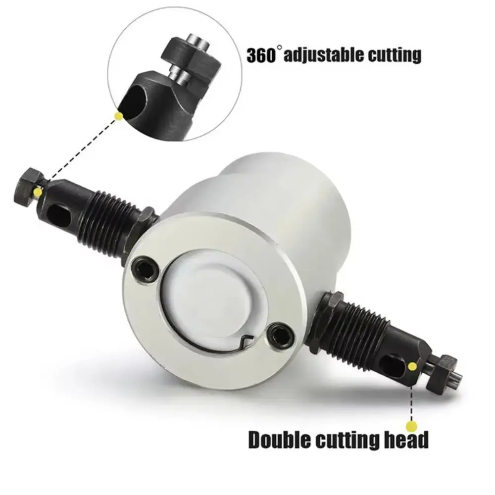 Double Head Metal Cutting Nibbler Adjustable Metal Cutting Double Head Nibbler Sheet Metal Electric Drill Attachment
Double Head Metal Cutting Nibbler Adjustable Metal Cutting Double Head Nibbler Sheet Metal Electric Drill Attachment