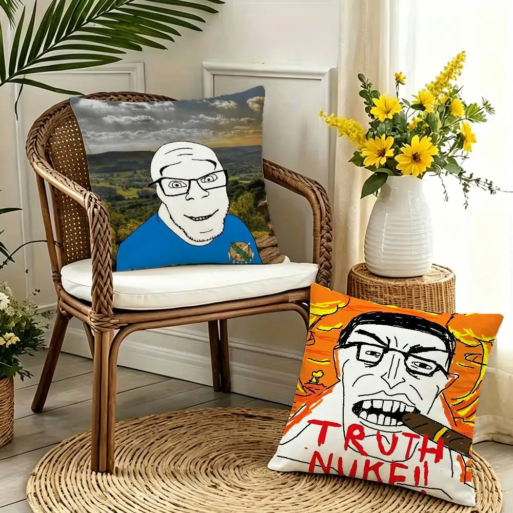 Wojak Soyjak Its Over new group Poster Double-sided print Pillow Case Cushion Cover Throw Pillow Case For Car Sofa
Wojak Soyjak Its Over new group Poster Double-sided print Pillow Case Cushion Cover Throw Pillow Case For Car Sofa