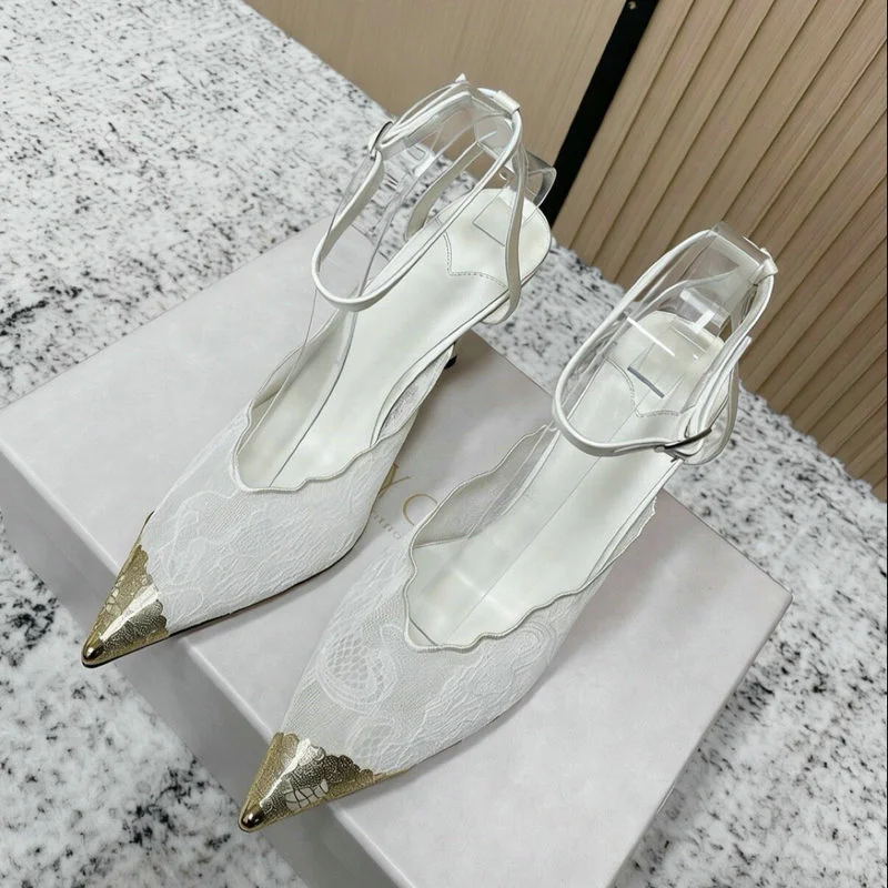 2026 New Style Sexy Lace Pointed Toe Stiletto High Heels Women's Thin Heels Strappy Sandals Elegant Style Party Wedding Shoes
2026 New Style Sexy Lace Pointed Toe Stiletto High Heels Women's Thin Heels Strappy Sandals Elegant Style Party Wedding Shoes