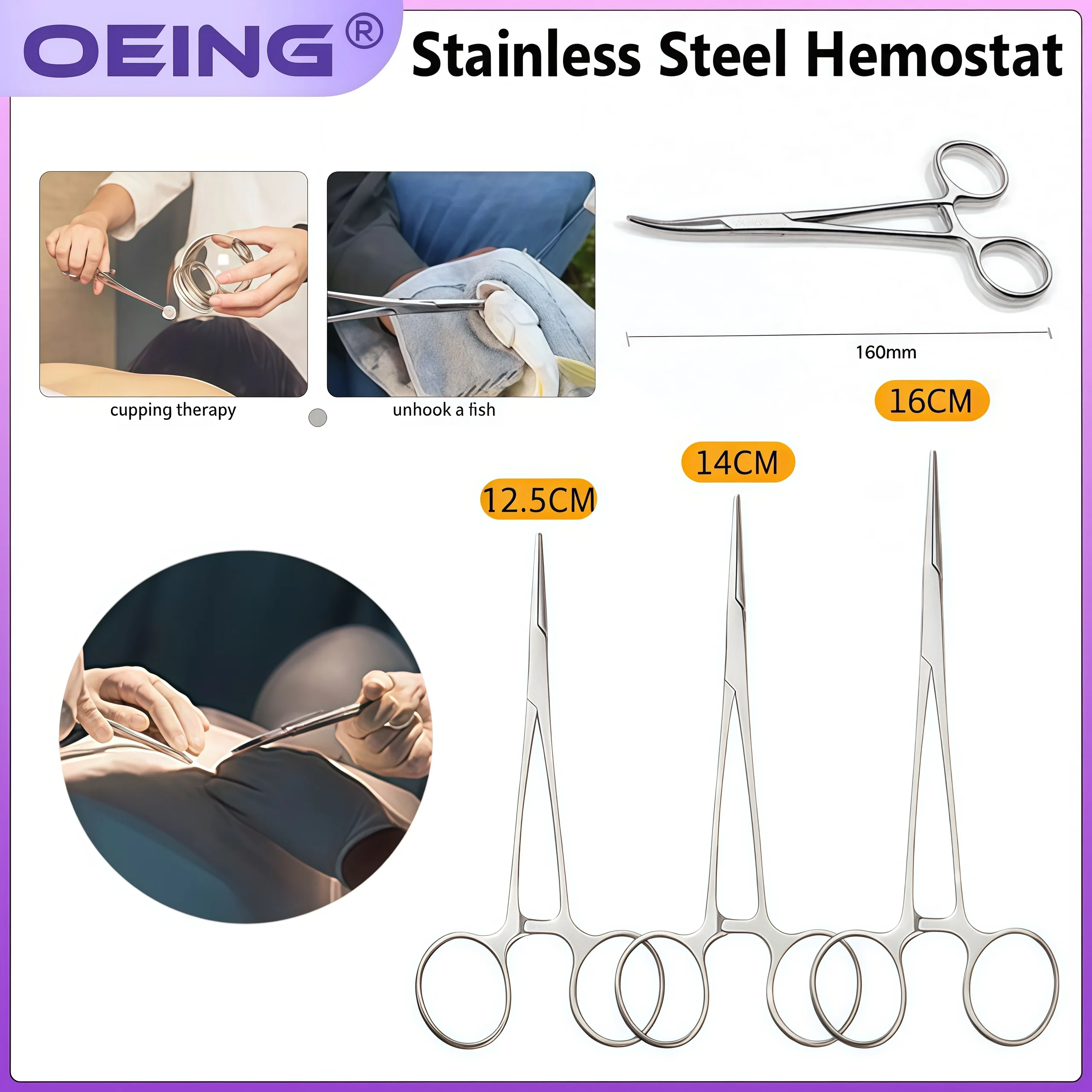 1 шт. Зажим для стоматологических инструментов из нержавеющей стали, гемостатический, для оральной хирургии (прямой, изогнутый наконечник)
1 шт. Зажим для стоматологических инструментов из нержавеющей стали, гемостатический, для оральной хирургии (прямой, изогнутый наконечник)