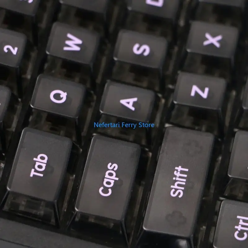 A9BD Black Translucent Keycap Set, 152 Keys for Mechanical Keyboards, Smooth Typing for Gamers and Programmers
A9BD Black Translucent Keycap Set, 152 Keys for Mechanical Keyboards, Smooth Typing for Gamers and Programmers
