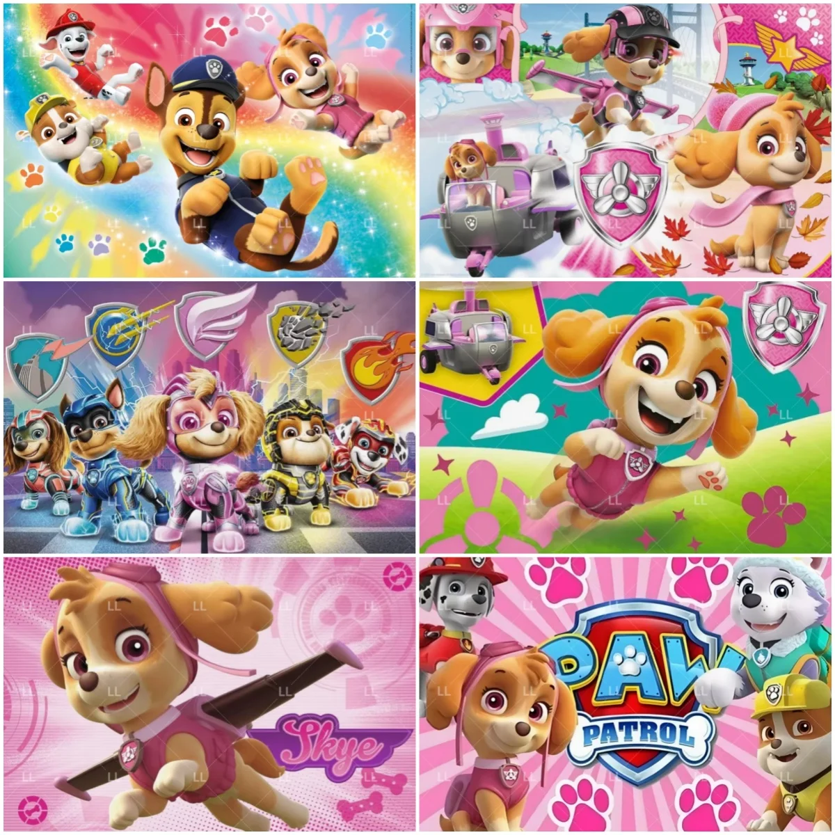 Cartoon Paw Patrol Child Birthday Party Decoration Cute Pink Puppy Dog Backdrop Girl Photography Background Baby Shower Supplies
Cartoon Paw Patrol Child Birthday Party Decoration Cute Pink Puppy Dog Backdrop Girl Photography Background Baby Shower Supplies