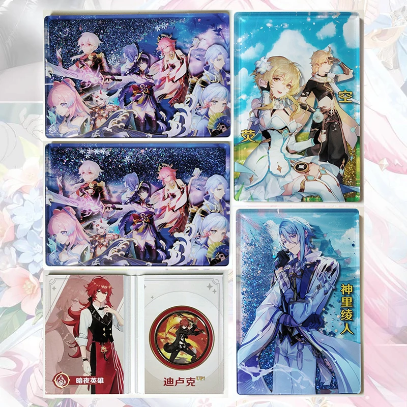 Anime Goddess Story Quicksand Cards Double Fold Gold Coin Cards Yae Miko Raiden Shogun Sangonomiya Kokomi Collectible Cards
Anime Goddess Story Quicksand Cards Double Fold Gold Coin Cards Yae Miko Raiden Shogun Sangonomiya Kokomi Collectible Cards