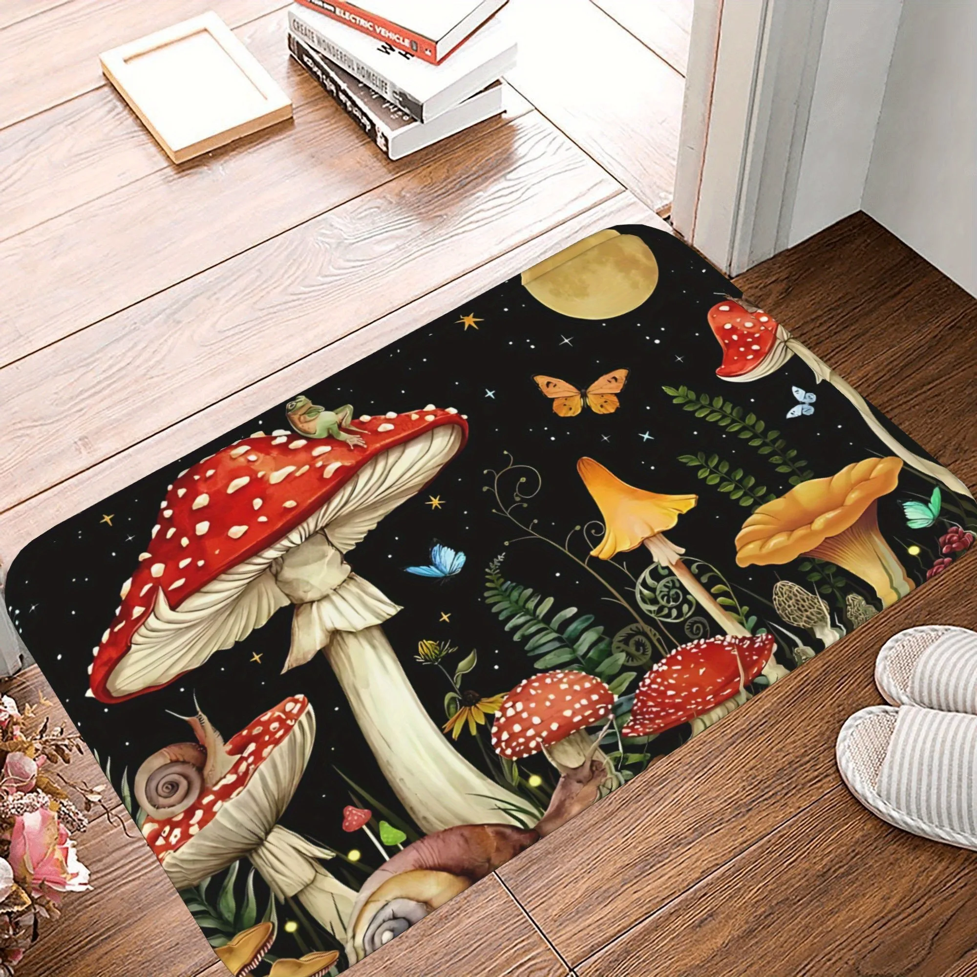1PC Mushroom Pattern Kitchen Rug Non-Slip Door Mat Pop design Bathroom Rug Bath Mat Carpet for Home Sink Laundry Decoreeree
1PC Mushroom Pattern Kitchen Rug Non-Slip Door Mat Pop design Bathroom Rug Bath Mat Carpet for Home Sink Laundry Decoreeree