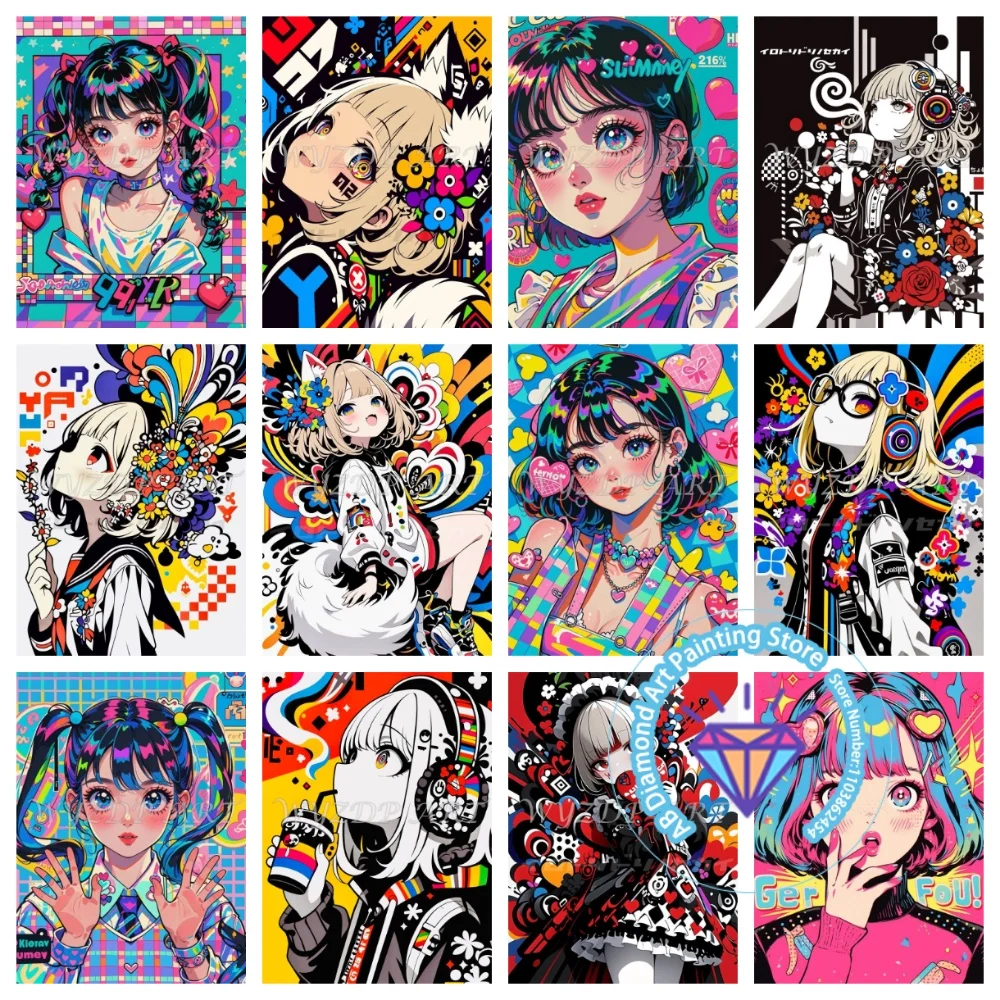 Cartoon Girl AB Diamond Drawing Kit Square Round Diamond 5D DIY Mosaic Cross Embroidery Handmade Art Unique Gift Home Decor
Cartoon Girl AB Diamond Drawing Kit Square Round Diamond 5D DIY Mosaic Cross Embroidery Handmade Art Unique Gift Home Decor