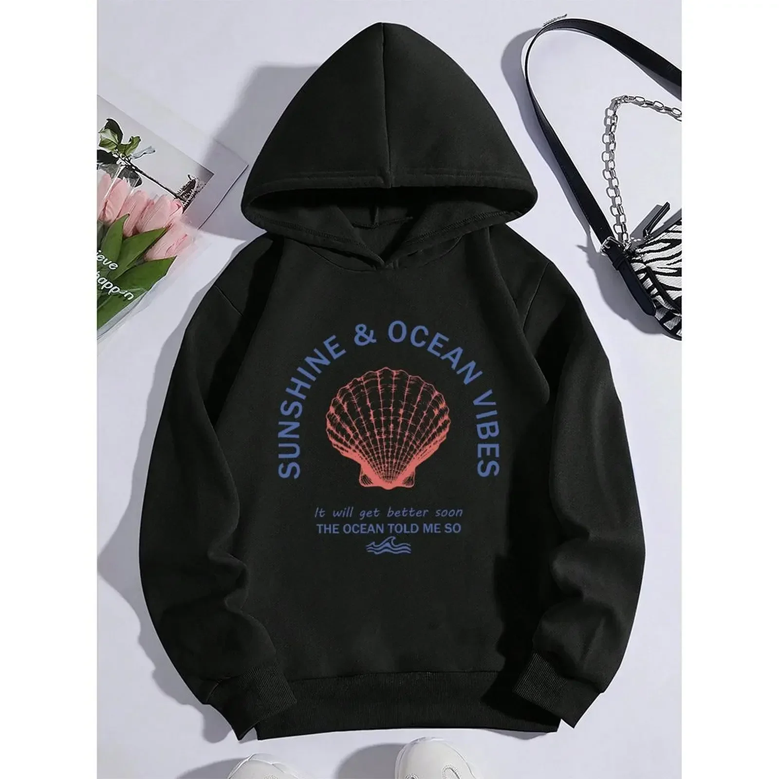 Women's Sweater Hoodies Sweatshirts Velvet Winter Casual Spray-painted Print Colorful Long Sleeve Pullovers Autumn Woman Clothes
Women's Sweater Hoodies Sweatshirts Velvet Winter Casual Spray-painted Print Colorful Long Sleeve Pullovers Autumn Woman Clothes