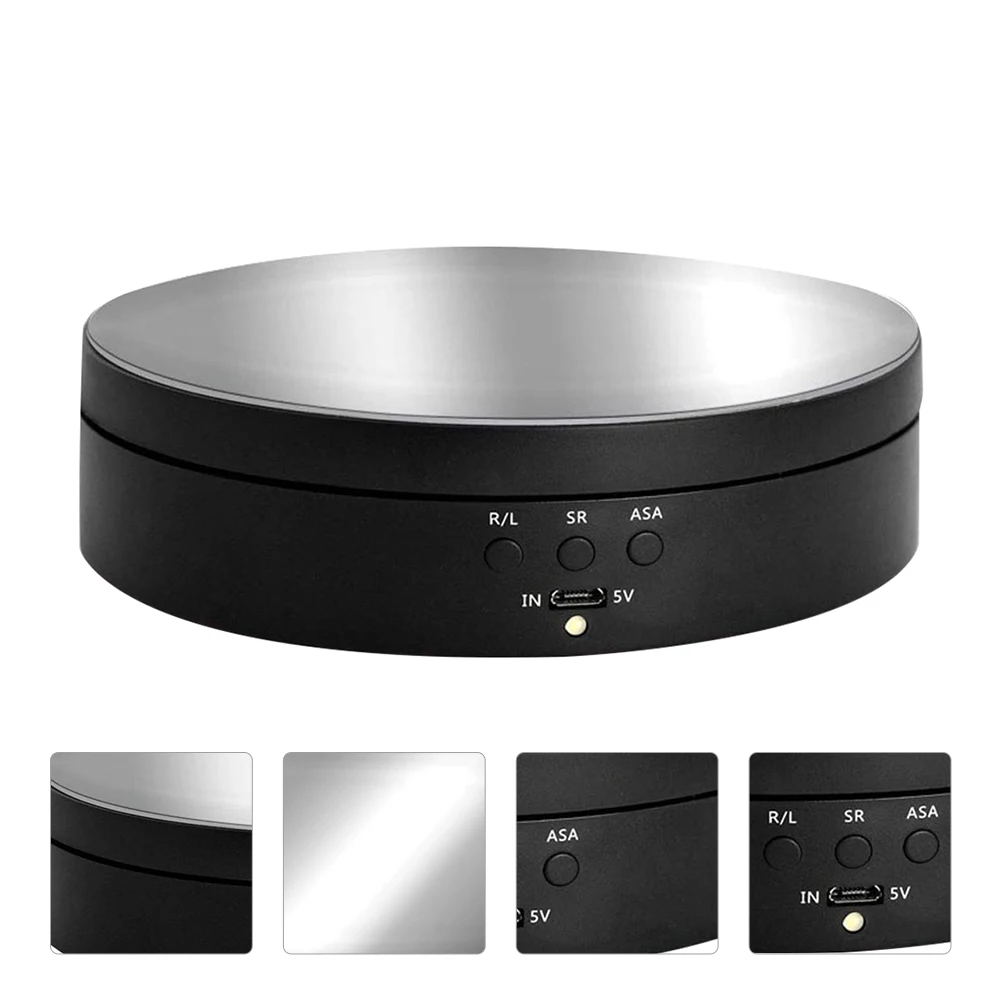 Rotating Display 4 6 45 90 180 360 Degrees Adjustable Electric Jewelry Turntable ABS USB AC Powered Show
Rotating Display 4 6 45 90 180 360 Degrees Adjustable Electric Jewelry Turntable ABS USB AC Powered Show