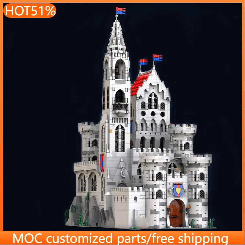 3939 деталей Средневековый конструктор «Король возвращается» MOC, модульная технология сборки, простые строительные блоки для детей, DIY, подарок для мальчика на праздник
3939 деталей Средневековый конструктор «Король возвращается» MOC, модульная технология сборки, простые строительные блоки для детей, DIY, подарок для мальчика на праздник