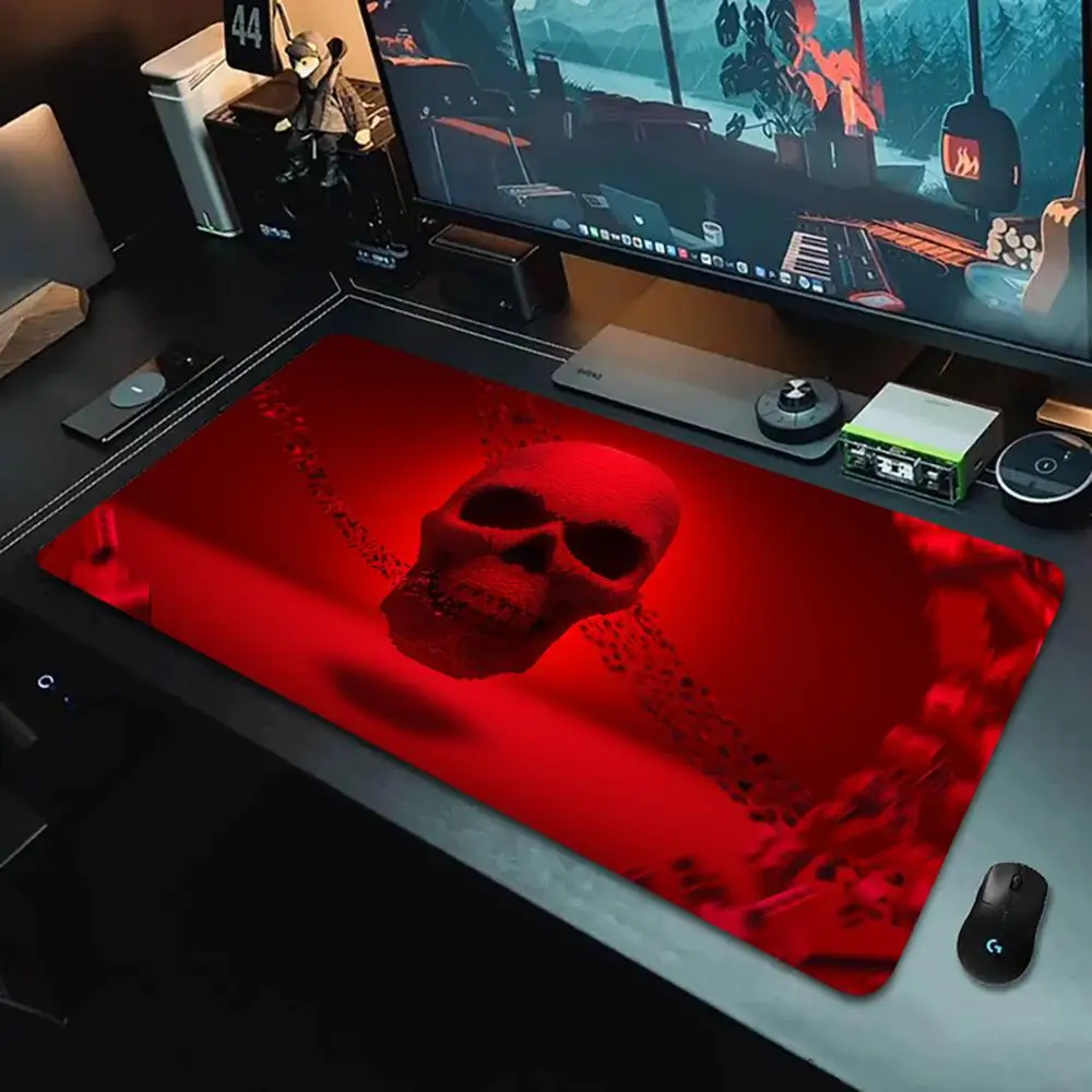 Horror skull mouse pad, high-quality table pad, rubber anti-slip, washable, notebook computer mechanical keyboard
Horror skull mouse pad, high-quality table pad, rubber anti-slip, washable, notebook computer mechanical keyboard