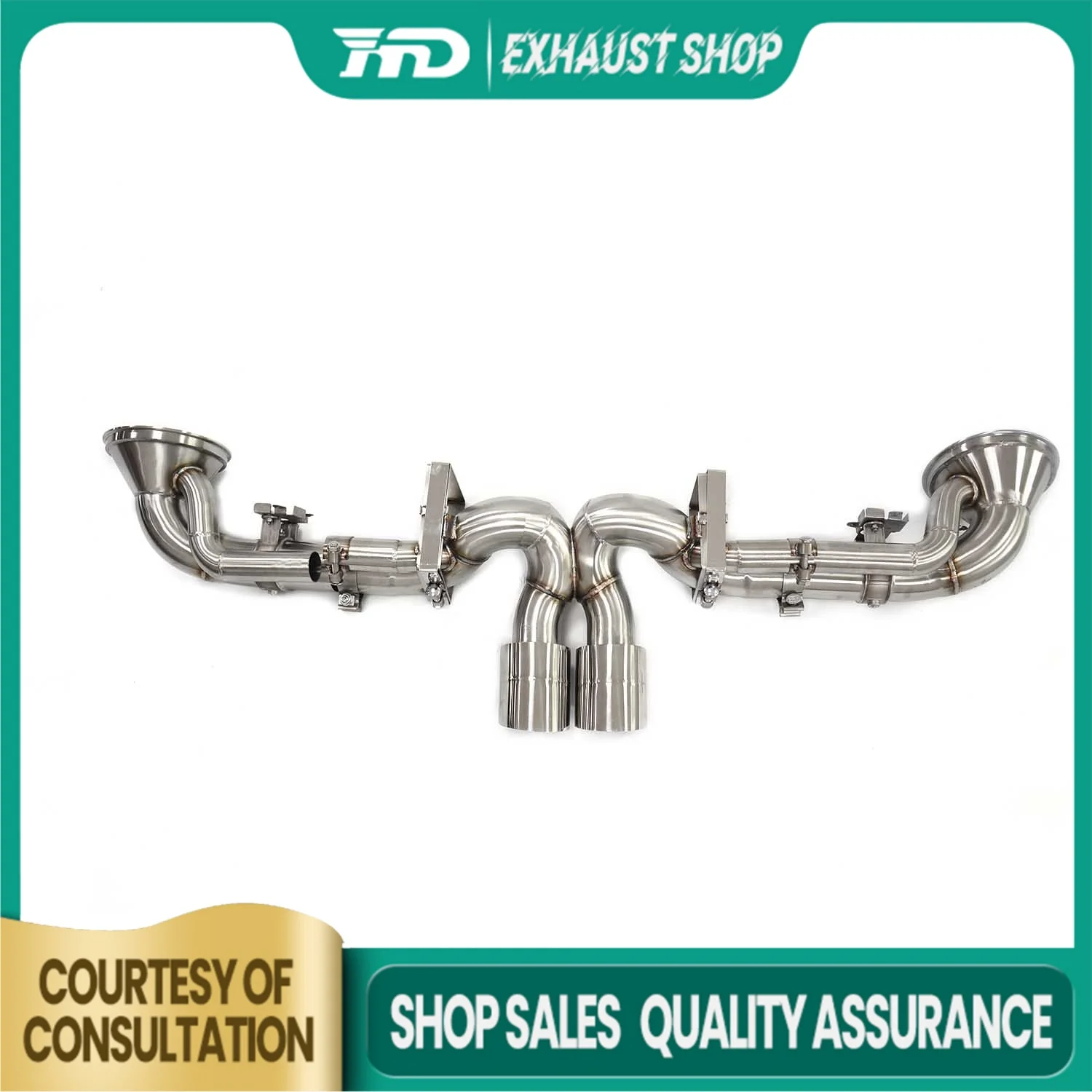 HMD Exhaust System Stainless Steel Performance catback for Porsche 911 992 GT3 with valve
HMD Exhaust System Stainless Steel Performance catback for Porsche 911 992 GT3 with valve