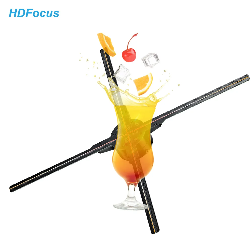 HDFocus 1920*1080 1 Meter 65cm Indoor Advertising Hologram 3D Holographic Naked Eyes 3D LED Fan With Wifi App Control
HDFocus 1920*1080 1 Meter 65cm Indoor Advertising Hologram 3D Holographic Naked Eyes 3D LED Fan With Wifi App Control