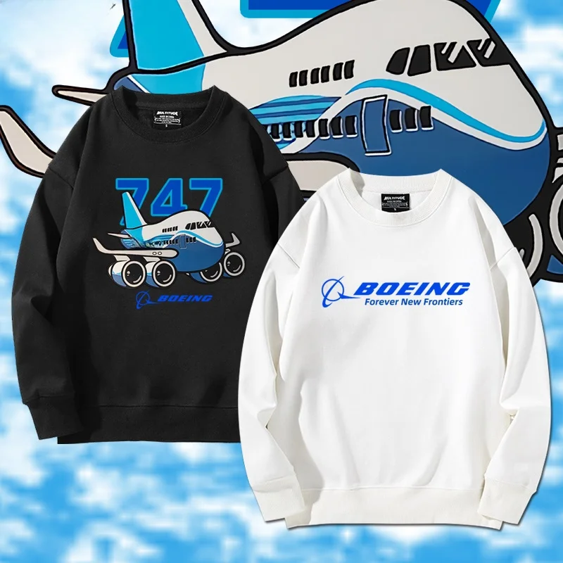 Boeing 747 Plane Aviation Pilot Clothing Unisex Loose Fit round Neck Sweatshirt Comfortable Cotton Polyester Blend Autumn Win...
Boeing 747 Plane Aviation Pilot Clothing Unisex Loose Fit round Neck Sweatshirt Comfortable Cotton Polyester Blend Autumn Win...