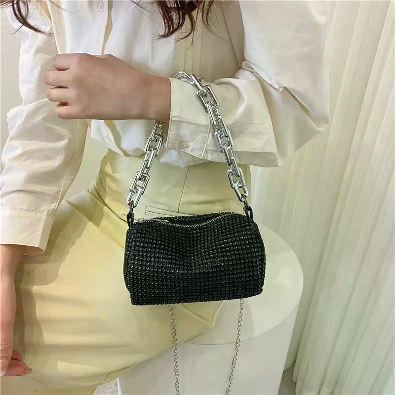 Summer Trend Luxury Fashion Travel Shoulder Handbags Purses Bling Diamond Design Small Crossbody Messenger Bags for Women
Summer Trend Luxury Fashion Travel Shoulder Handbags Purses Bling Diamond Design Small Crossbody Messenger Bags for Women