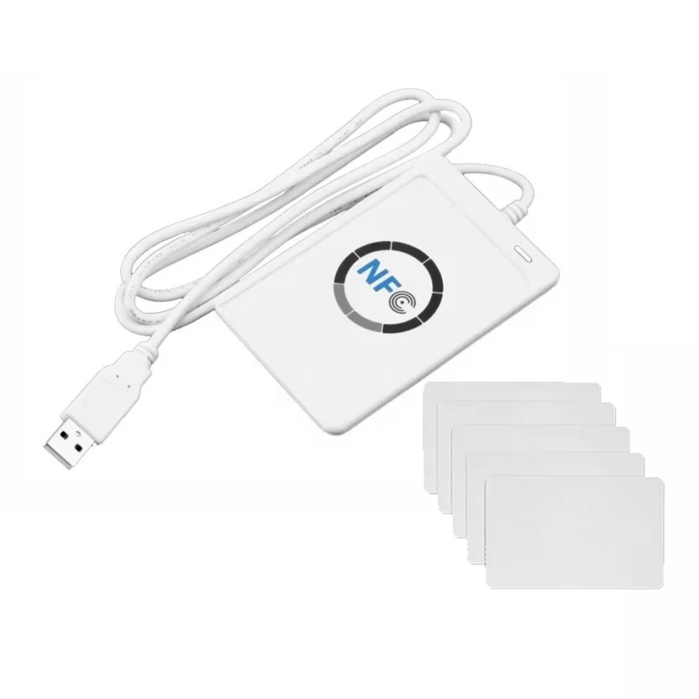 T88C ACR122U RFID IC Устройство чтения смарт-карт Дубликатор + 5XUID Устройство записи карт Копировальный аппарат Записываемый клон 13,56 МГц ID IC Копировальный аппарат для карт
T88C ACR122U RFID IC Устройство чтения смарт-карт Дубликатор + 5XUID Устройство записи карт Копировальный аппарат Записываемый клон 13,56 МГц ID IC Копировальный аппарат для карт