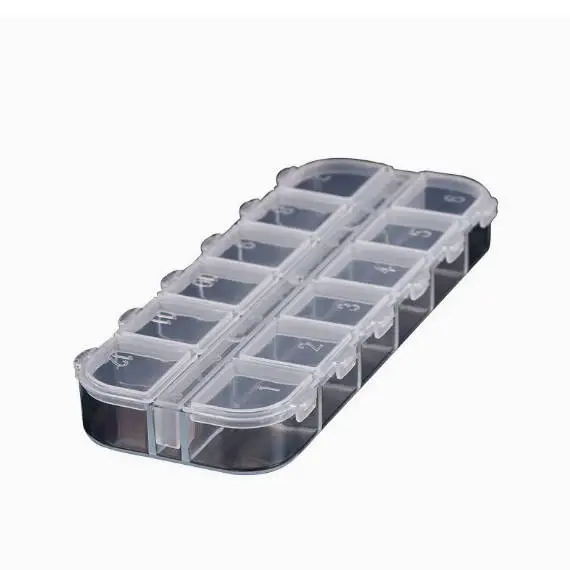 12-Slot Nail Art Jewelry Box Long Separate Packaging with Double Rows for Dried Flowers And Sequins
12-Slot Nail Art Jewelry Box Long Separate Packaging with Double Rows for Dried Flowers And Sequins