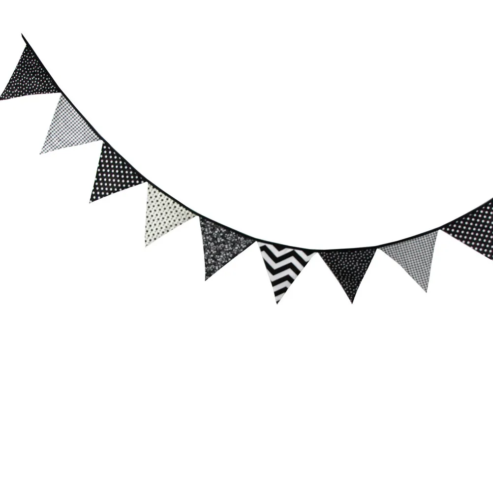 12Pcs Cotton Triangular String Flags Double Sided Bunting Banner Decoration for Wedding Birthday Party Events
12Pcs Cotton Triangular String Flags Double Sided Bunting Banner Decoration for Wedding Birthday Party Events