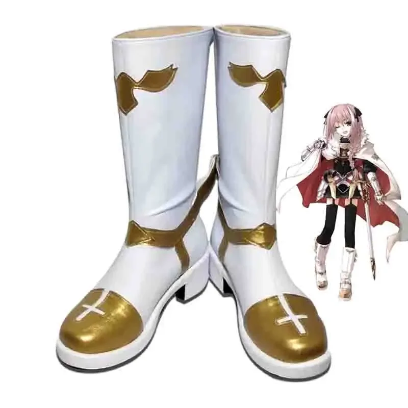 LANGMAO Fate Grand Order Rider Astolfo Cosplay Shoes Boots PU Leather Anime Role Play Props Halloween Party High Heel For Girls
LANGMAO Fate Grand Order Rider Astolfo Cosplay Shoes Boots PU Leather Anime Role Play Props Halloween Party High Heel For Girls