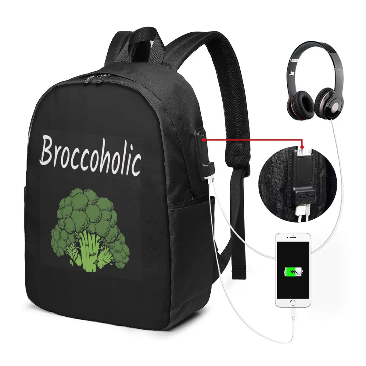 Fresh Raw Broccoli Backpack Travel Notebook Bag Computer College Student School Bag Laptop Shoulder Bags for Men Women
Fresh Raw Broccoli Backpack Travel Notebook Bag Computer College Student School Bag Laptop Shoulder Bags for Men Women