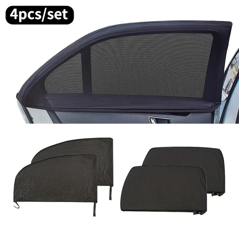 2 шт./4 шт. черные оконные шторы — передние и передние боковые окна с защитой от ультрафиолета — легкие, дышащие
2 шт./4 шт. черные оконные шторы — передние и передние боковые окна с защитой от ультрафиолета — легкие, дышащие