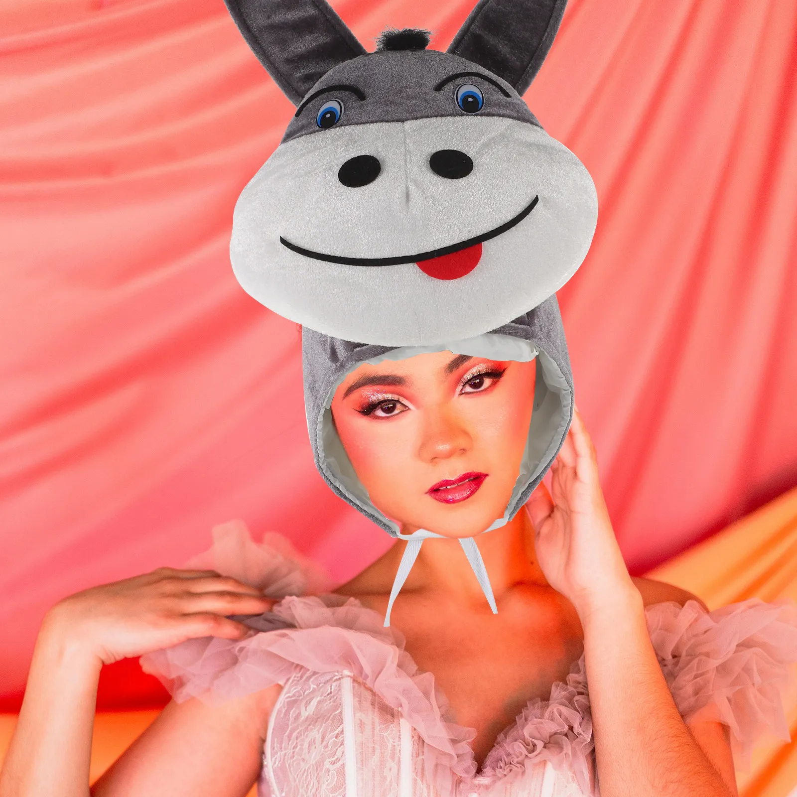 Funny Donkey Hat Christmas Party Hat Cute Animal Headwear Cap for Women Men Warm Winter Festival Dress Up Cap Cosplay Costume
Funny Donkey Hat Christmas Party Hat Cute Animal Headwear Cap for Women Men Warm Winter Festival Dress Up Cap Cosplay Costume