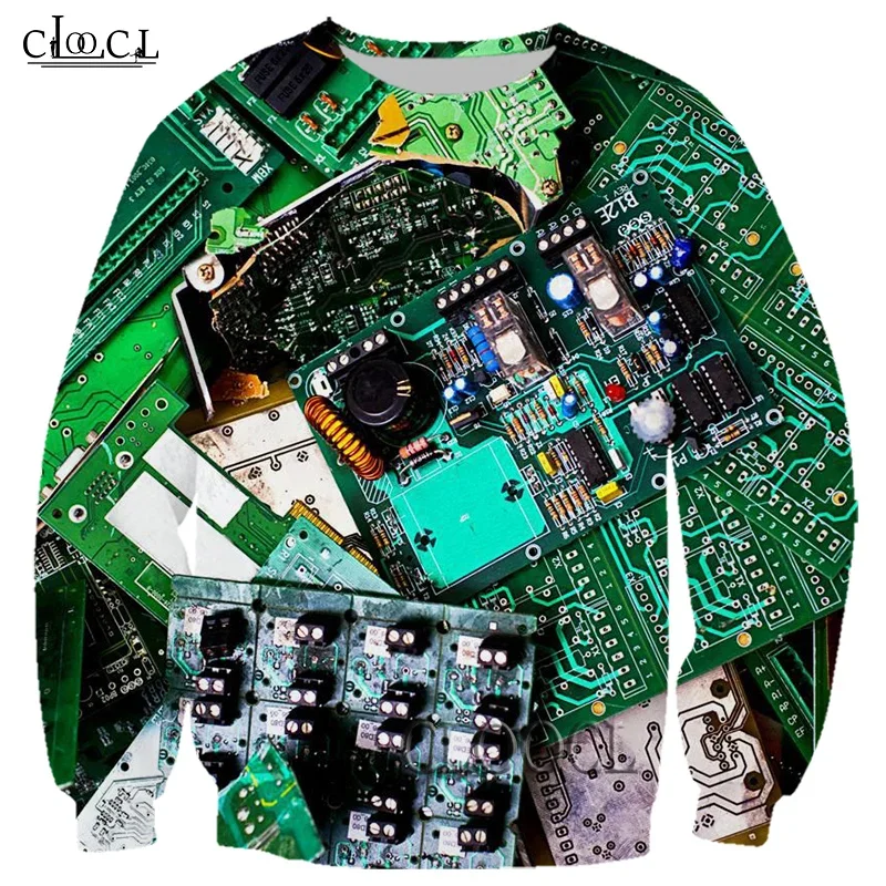 HX Electronic Chip 3D Print Men Women Hip Hop Jogging Sweatshirt Unisex Casual Harajuku Autumn Hot Selling Tops
HX Electronic Chip 3D Print Men Women Hip Hop Jogging Sweatshirt Unisex Casual Harajuku Autumn Hot Selling Tops