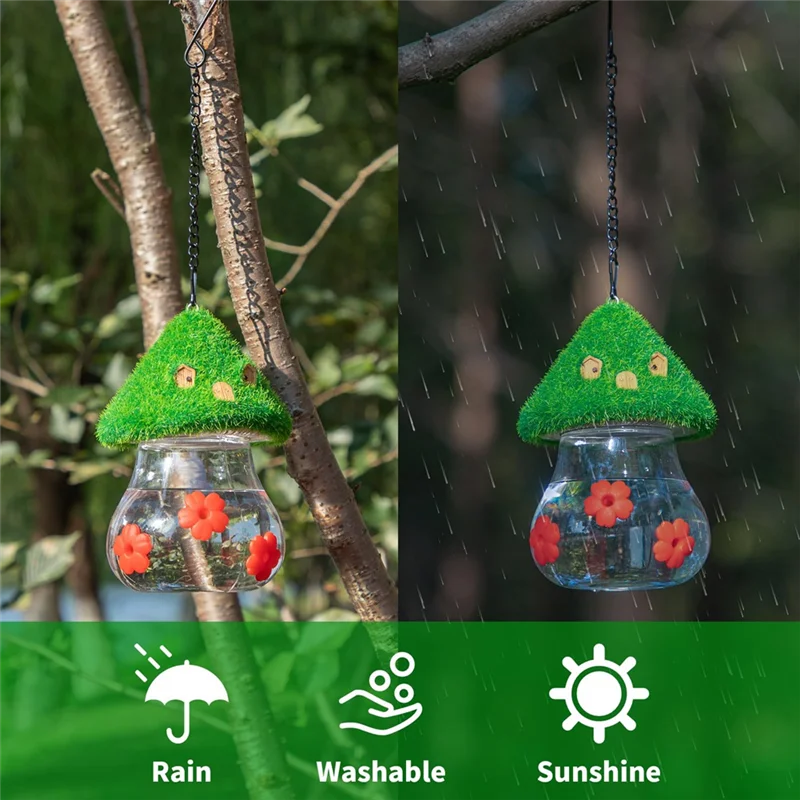 Garden Bird Feeders Wind Chime Bird Feeder For Outdoors Hanging,3 Petals Decorated With Water Spout Bird Water
Garden Bird Feeders Wind Chime Bird Feeder For Outdoors Hanging,3 Petals Decorated With Water Spout Bird Water