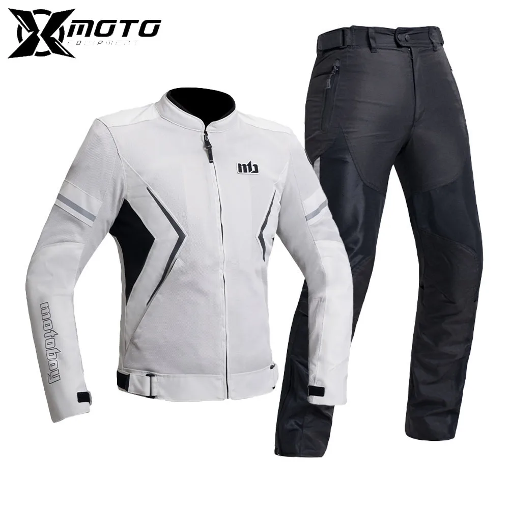 Breathable Men Moto Jacket+pants Motocross Suit Motorcycle Jacket Touring Motorbike Riding Set Protective Gear
Breathable Men Moto Jacket+pants Motocross Suit Motorcycle Jacket Touring Motorbike Riding Set Protective Gear