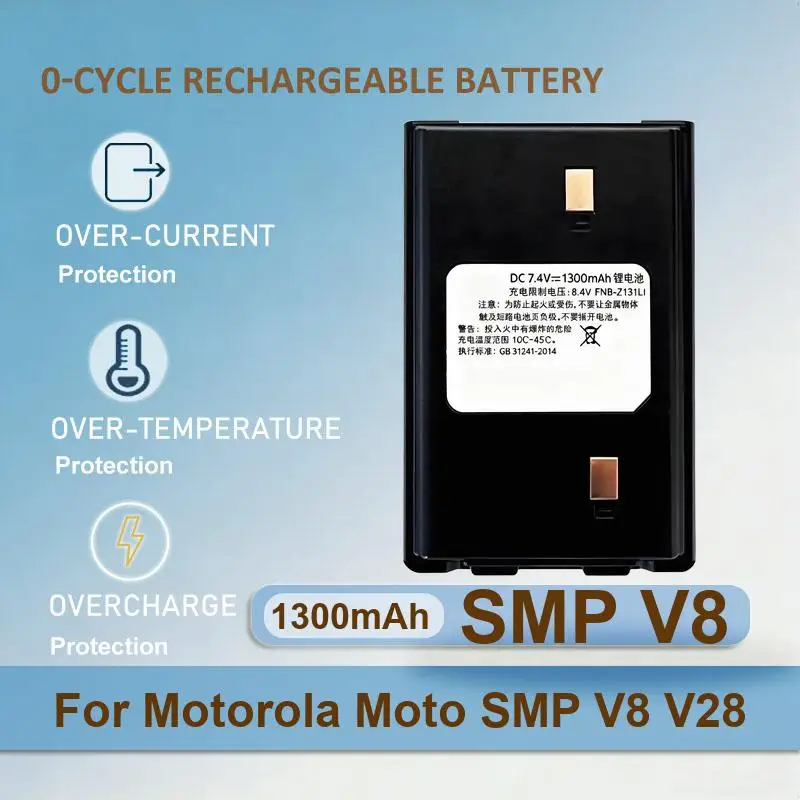 Battery For Motorola Moto SMP V8 V28 GP140 GP240 GP280 GP640 HT750 HT1250 MTX8250 MTX950 TLKR T80 T80Ex XTR446 XTB446 XT180
Battery For Motorola Moto SMP V8 V28 GP140 GP240 GP280 GP640 HT750 HT1250 MTX8250 MTX950 TLKR T80 T80Ex XTR446 XTB446 XT180