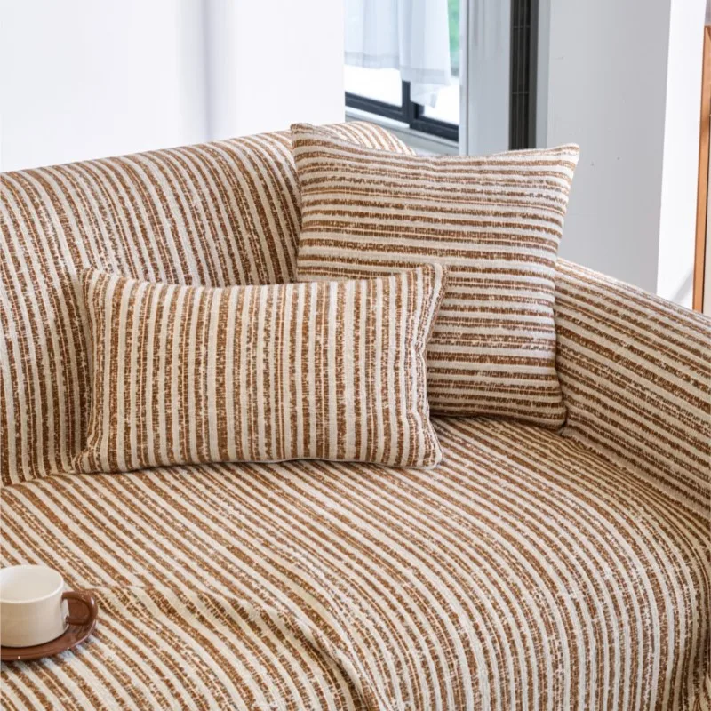 Universal One-Piece Full Coverage Sofa Throw Cover Non-Slip Fit Soft Chenille Striola Couch Cover Cushion Protector 2025 Winter
Universal One-Piece Full Coverage Sofa Throw Cover Non-Slip Fit Soft Chenille Striola Couch Cover Cushion Protector 2025 Winter