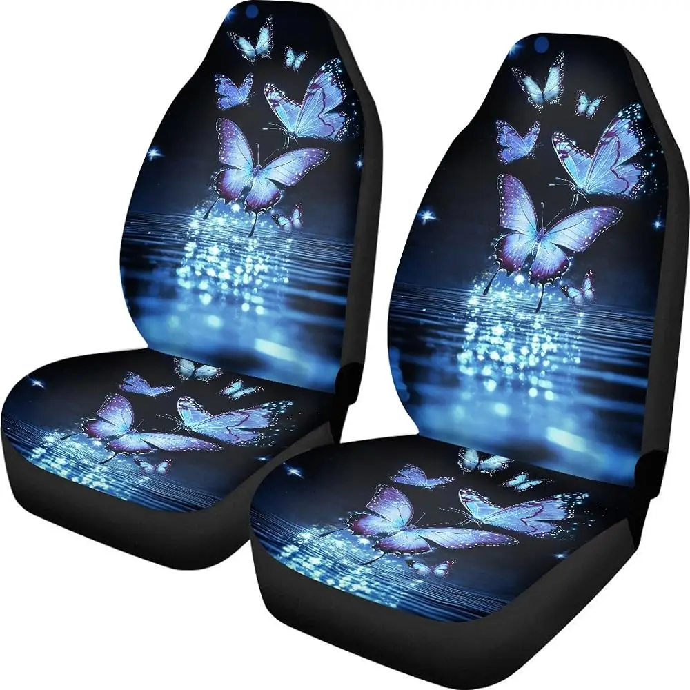 Blue Butterflies Print Car Seat Cover for Women,Glitter Butterfly Front Seat Covers Set of 2,Universal Auto Interior Accessor
Blue Butterflies Print Car Seat Cover for Women,Glitter Butterfly Front Seat Covers Set of 2,Universal Auto Interior Accessor