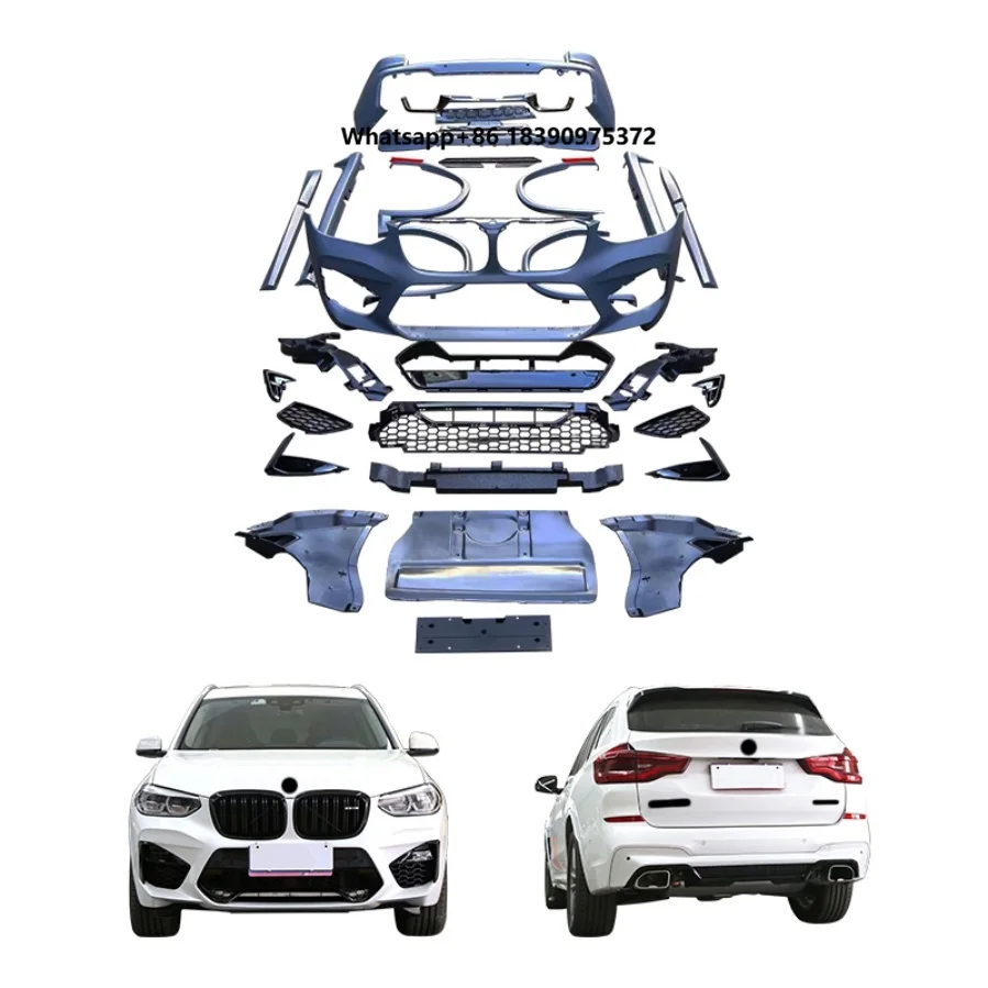New G01/G08 2017-2024 for X3 Proportional Body Kit with Fog Light Cut-Outs Front/Rear Bumpers for Car Upgrade
New G01/G08 2017-2024 for X3 Proportional Body Kit with Fog Light Cut-Outs Front/Rear Bumpers for Car Upgrade