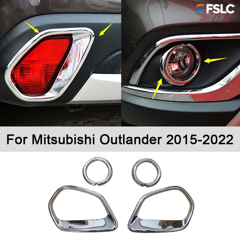 For Mitsubishi Outlander 2015-2022, ABS Chrome Front & Rear Fog Light Ring Frame Molding Trim Cover Car Decor Accessories
For Mitsubishi Outlander 2015-2022, ABS Chrome Front & Rear Fog Light Ring Frame Molding Trim Cover Car Decor Accessories