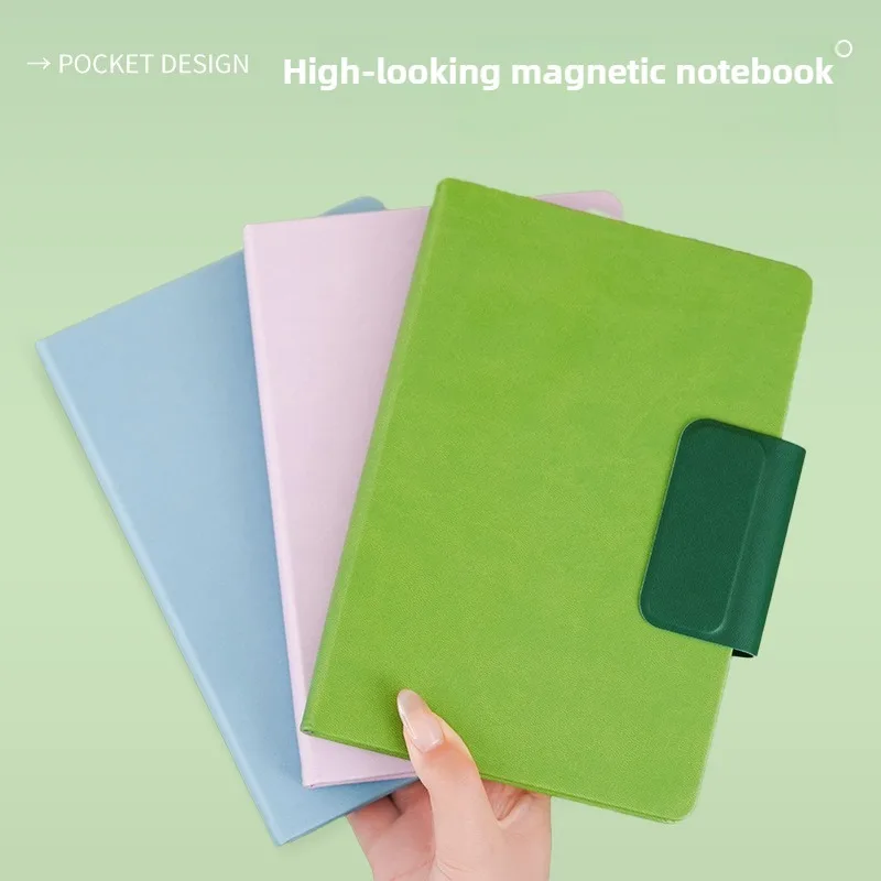 New A5 Notebook with Creative Magnetic Buckle, High Beauty and Thickened Business Office Laptop
New A5 Notebook with Creative Magnetic Buckle, High Beauty and Thickened Business Office Laptop