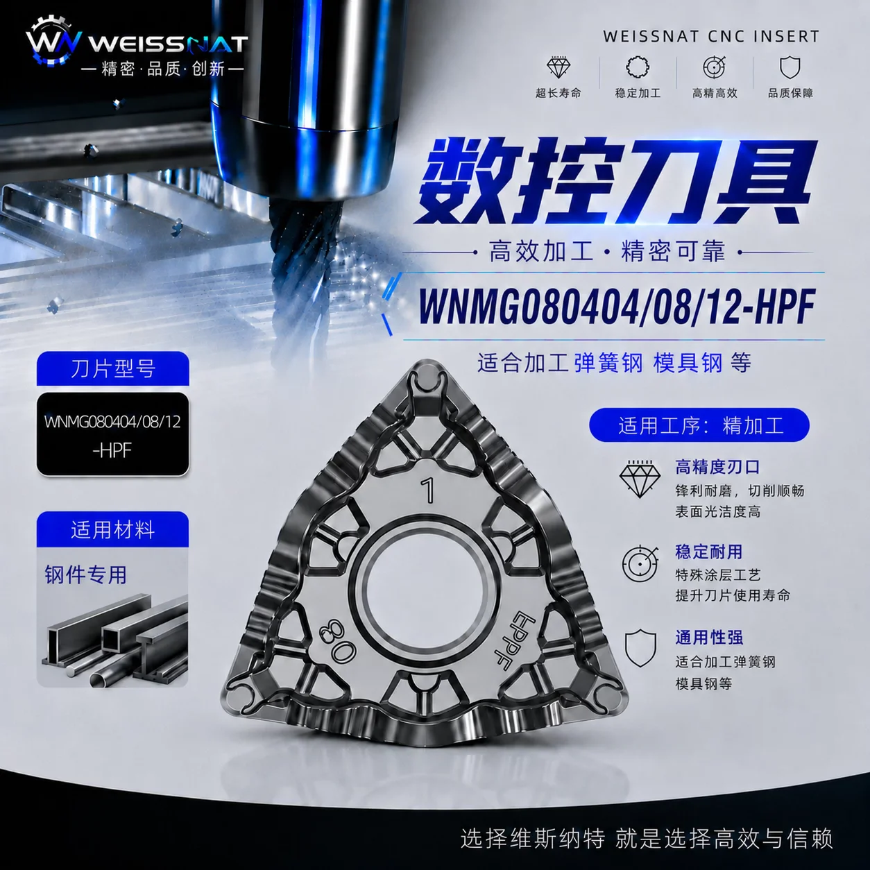 WNMG080404,WNMG080408,WNMG080412-HPS Carbide Insert WNMG Steel turning Inserts
WNMG080404,WNMG080408,WNMG080412-HPS Carbide Insert WNMG Steel turning Inserts