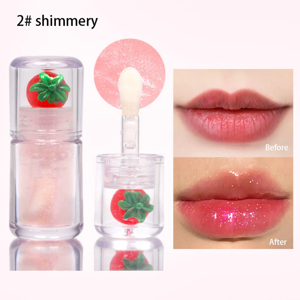 Custom Logo 5-color Lip Oil Private Label Natural Plumping Moisturizing Long-lasting Brighten Makeup Transparent Strawberry Lid
Custom Logo 5-color Lip Oil Private Label Natural Plumping Moisturizing Long-lasting Brighten Makeup Transparent Strawberry Lid