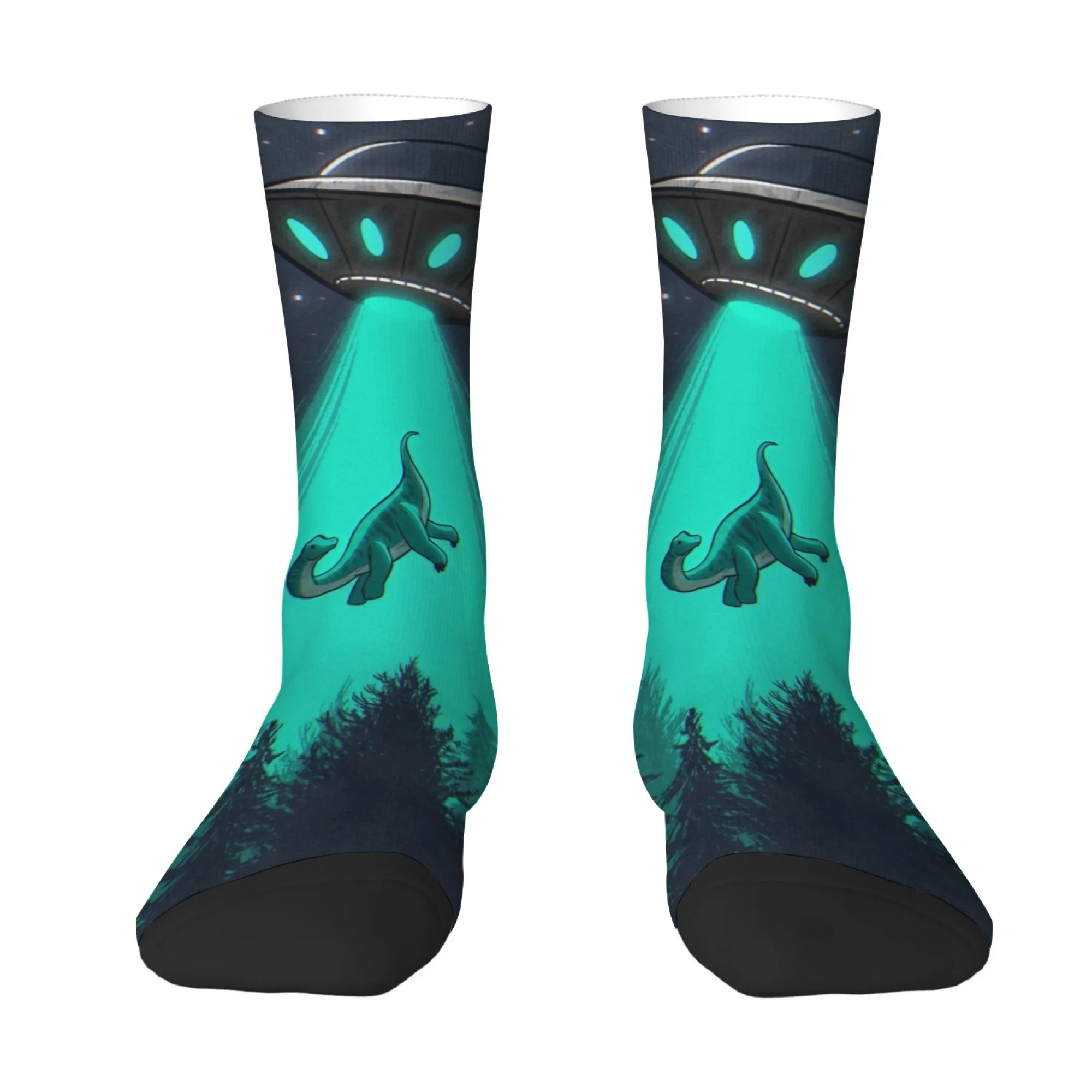UFO Dinosaur Socks Soft Comfortable Skin-friendly Men's Socks Outdoor Sports Fitness Fun Party Low Cortisol Novelty Edgy Socks
UFO Dinosaur Socks Soft Comfortable Skin-friendly Men's Socks Outdoor Sports Fitness Fun Party Low Cortisol Novelty Edgy Socks