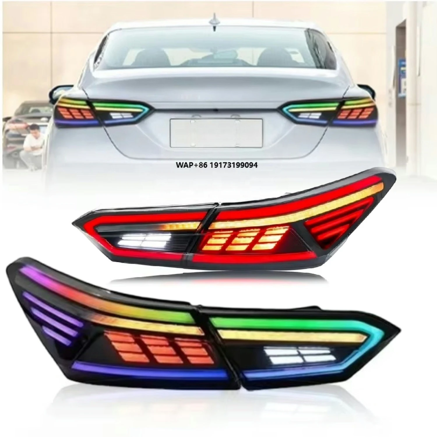 8th Gen Camry LE SE XLE XSE Upgrade Taillights 2018-2023 RGB Style E-mark Tail Light Rear Lamp Assembly Pair for
8th Gen Camry LE SE XLE XSE Upgrade Taillights 2018-2023 RGB Style E-mark Tail Light Rear Lamp Assembly Pair for