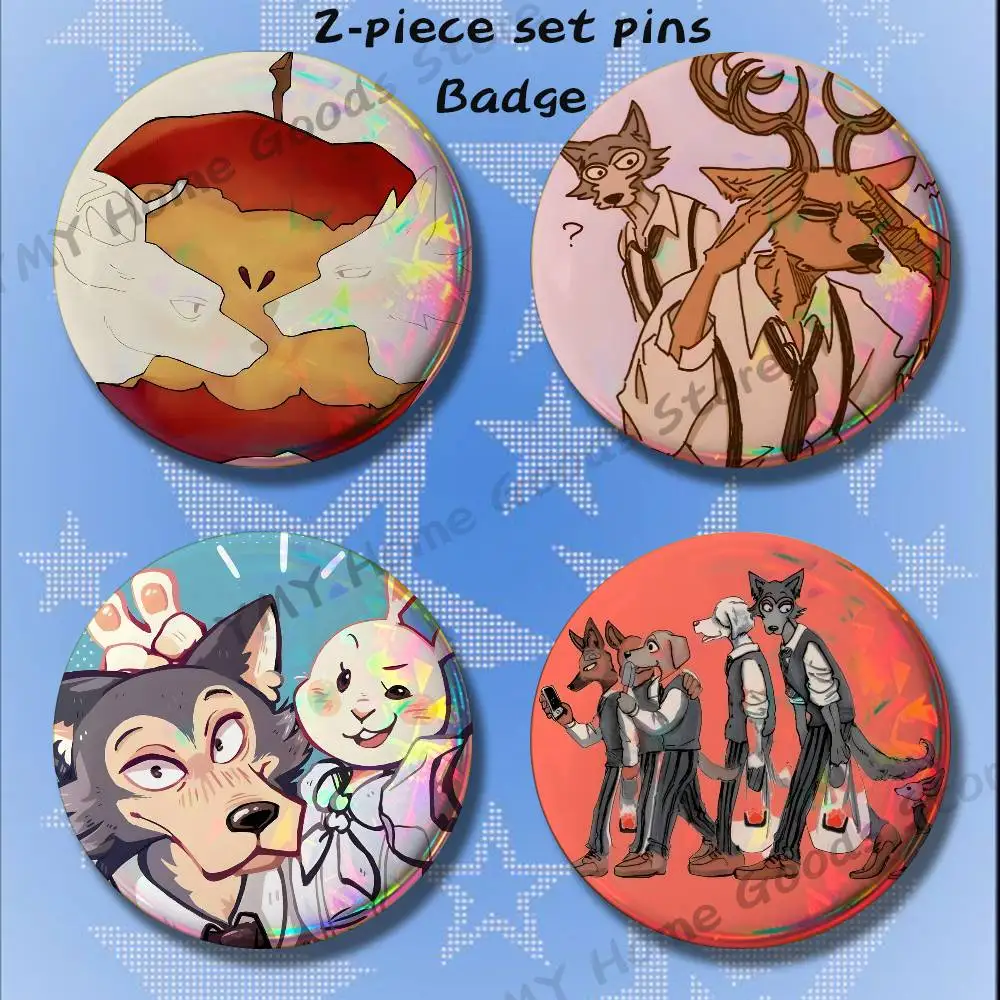 Anime Legoshi Louis Haru Cute Brooches for Backpack Accessories 25 32 44 58 75mm Round 2-piece set Free Mix
Anime Legoshi Louis Haru Cute Brooches for Backpack Accessories 25 32 44 58 75mm Round 2-piece set Free Mix