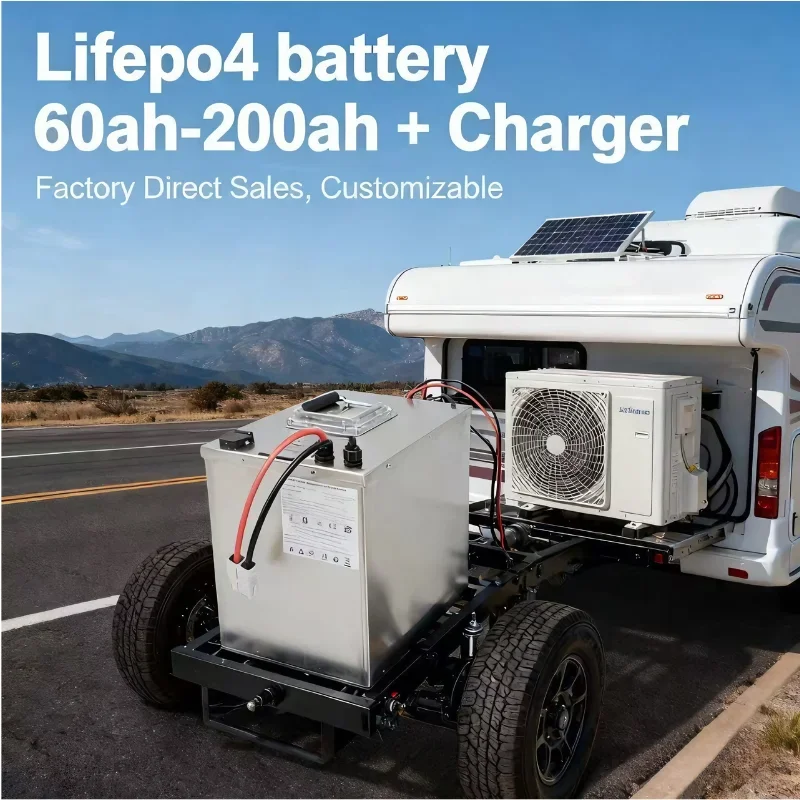 60V LIFEPo4 Battery Pack 100Ah-200Ah for Hybrid Solar Energy Backup System 3000W 20S Suitable for Solar Panel 240W 210W
60V LIFEPo4 Battery Pack 100Ah-200Ah for Hybrid Solar Energy Backup System 3000W 20S Suitable for Solar Panel 240W 210W