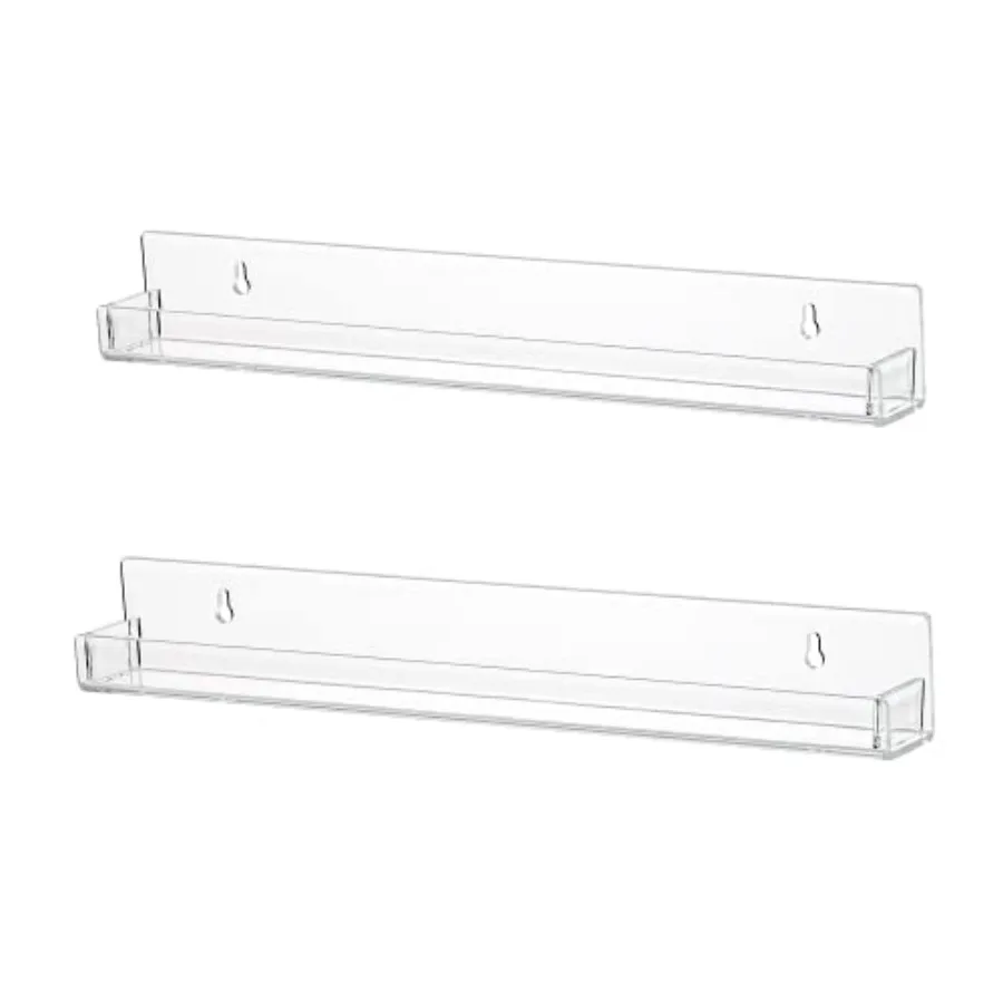 Nail Polish Rack Wall Mounted Shelf 2 Pack, Clear Acrylic Nail Polish Holder Organizer with Removable Anti-Slip End Inserts, 2
Nail Polish Rack Wall Mounted Shelf 2 Pack, Clear Acrylic Nail Polish Holder Organizer with Removable Anti-Slip End Inserts, 2