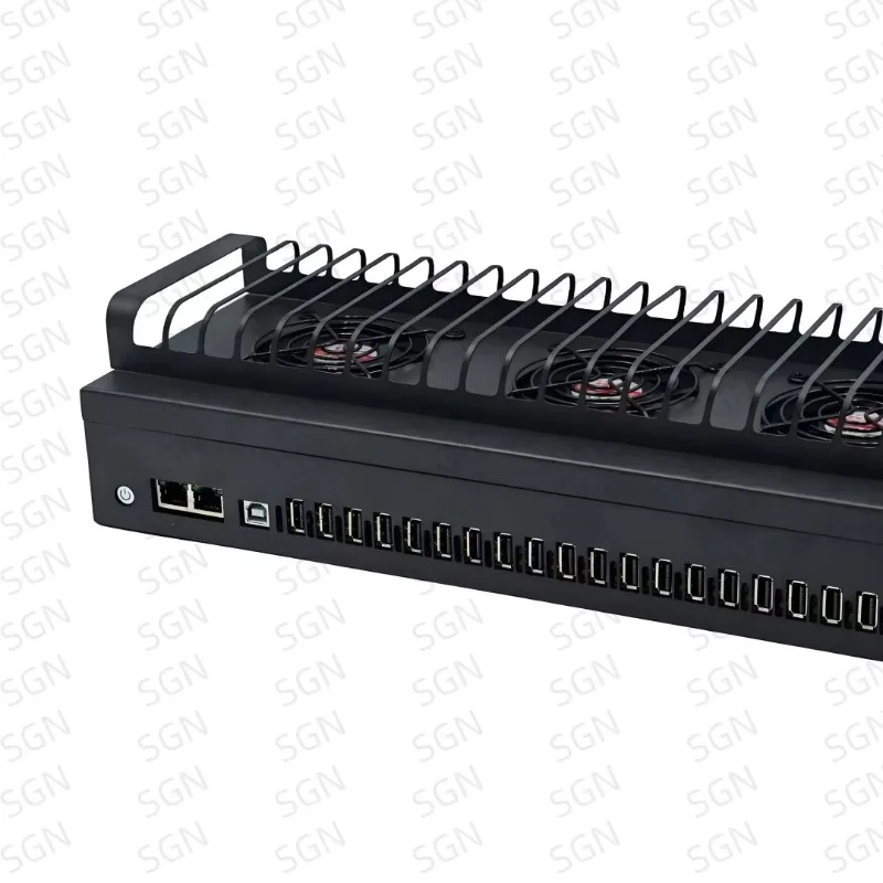 20 port box mobile phone farm USB hub main board control box OTG batch synchronization control unified management
20 port box mobile phone farm USB hub main board control box OTG batch synchronization control unified management