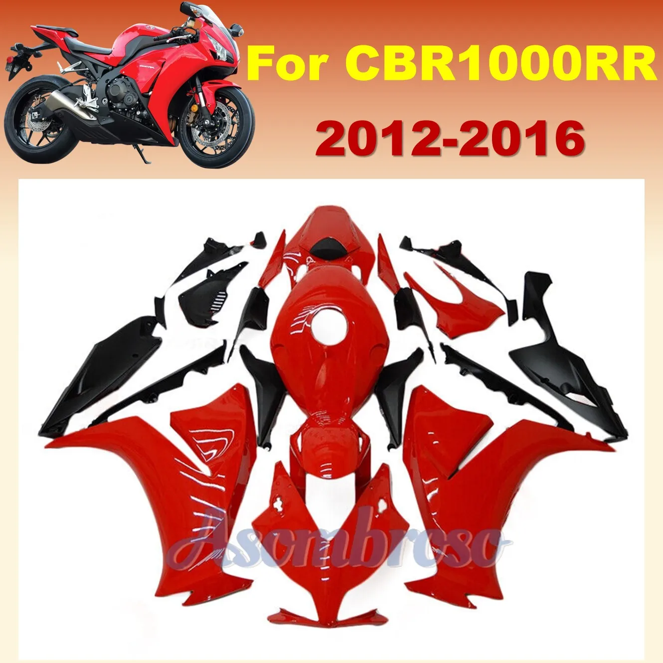 ABS Plastics Fairings kit for Honda CBR1000RR 2012-2016 CBR 1000RR 2015 2013 2014 CBR1000 RR Red Injection Bodywork
ABS Plastics Fairings kit for Honda CBR1000RR 2012-2016 CBR 1000RR 2015 2013 2014 CBR1000 RR Red Injection Bodywork