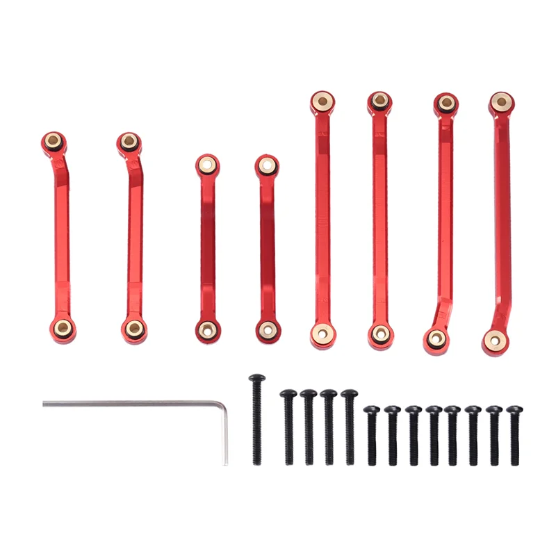 A63T-8Pcs Metal High Clearance Suspension Link Rod Set 9749 For Traxxas TRX4M 1/18 RC Crawler Car Upgrade Parts
A63T-8Pcs Metal High Clearance Suspension Link Rod Set 9749 For Traxxas TRX4M 1/18 RC Crawler Car Upgrade Parts