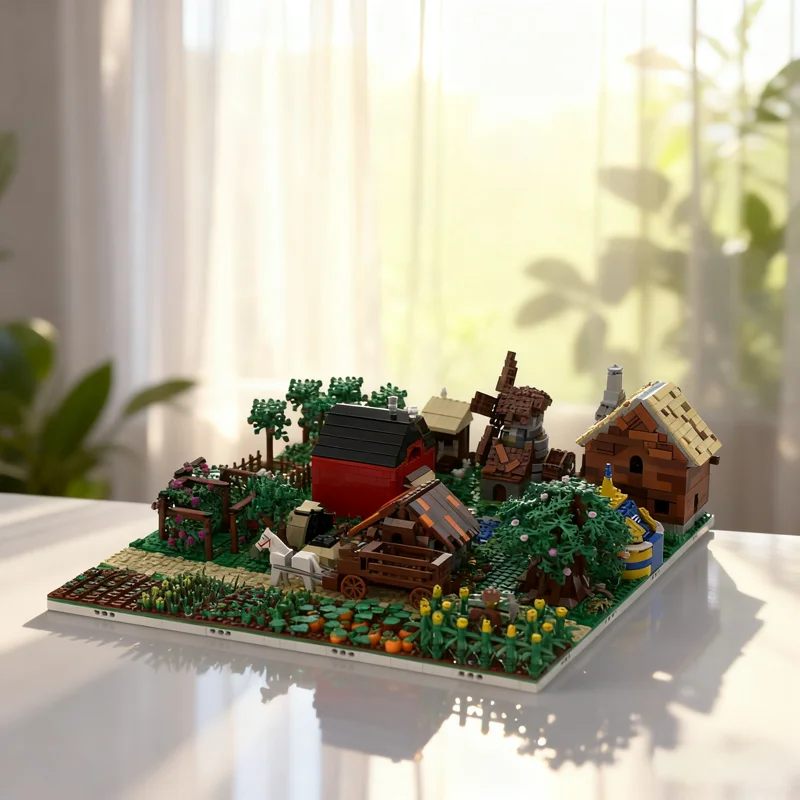 4425pcs MOC Modular Farm Village build MOCs Model Building blocks Christmas gifts Architecture DIY toy Education Brick Birthday
4425pcs MOC Modular Farm Village build MOCs Model Building blocks Christmas gifts Architecture DIY toy Education Brick Birthday