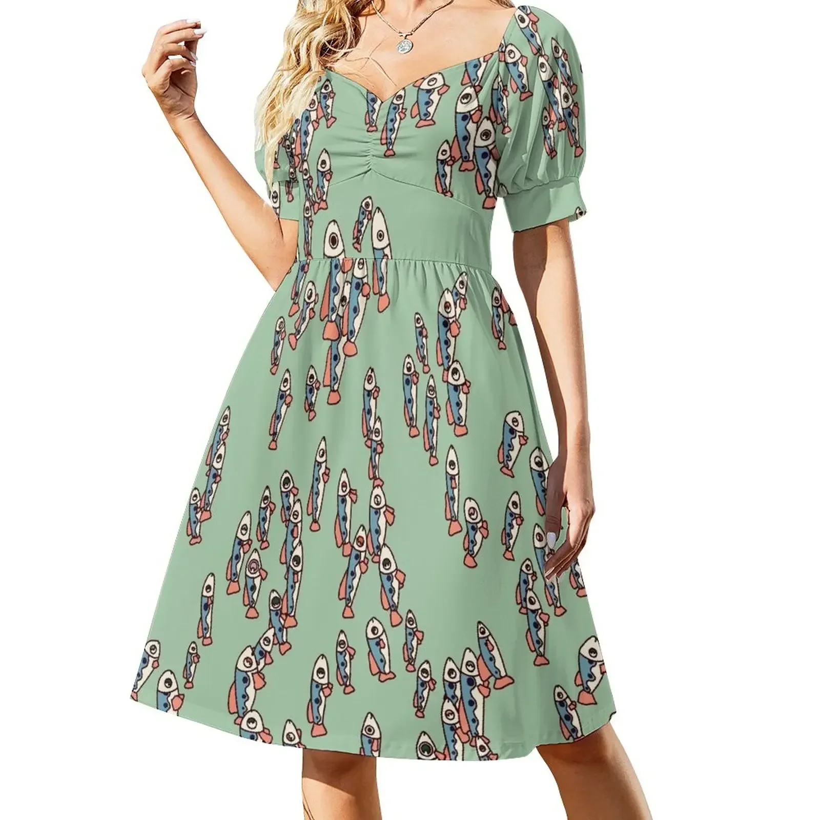 Schooling Short-Sleeved Dress dress women elegant luxury evening dresses women Dress
Schooling Short-Sleeved Dress dress women elegant luxury evening dresses women Dress
