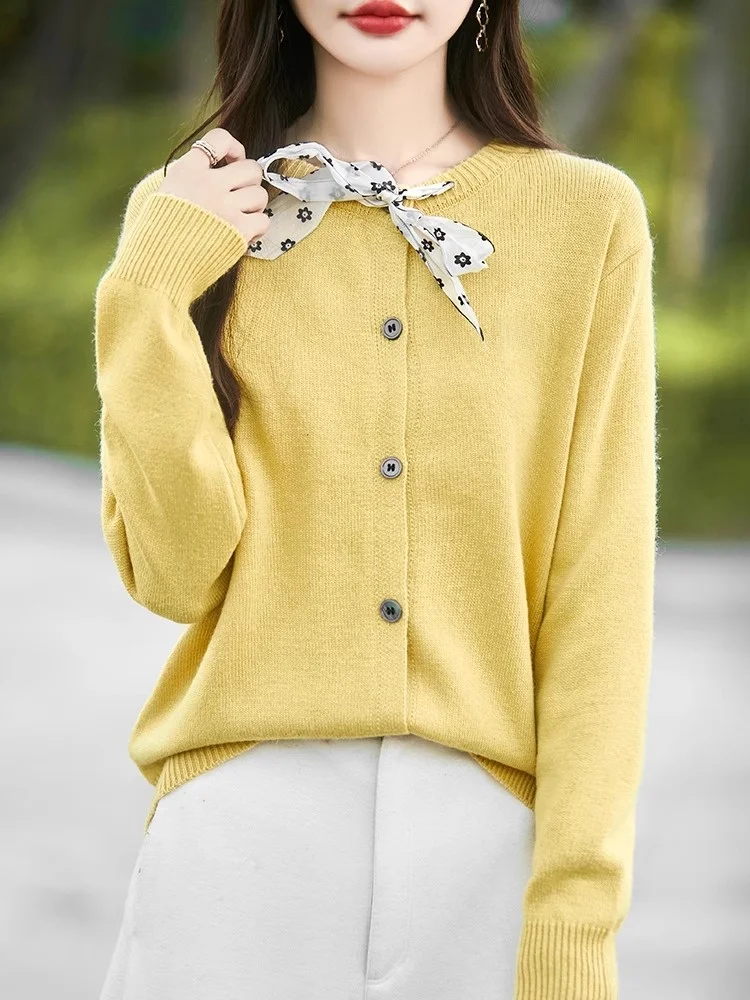Knot Knitted Open Cardigan Women's Design Sensation Sweater Anti-Aging Outerwear Autumn Winter Top
Knot Knitted Open Cardigan Women's Design Sensation Sweater Anti-Aging Outerwear Autumn Winter Top