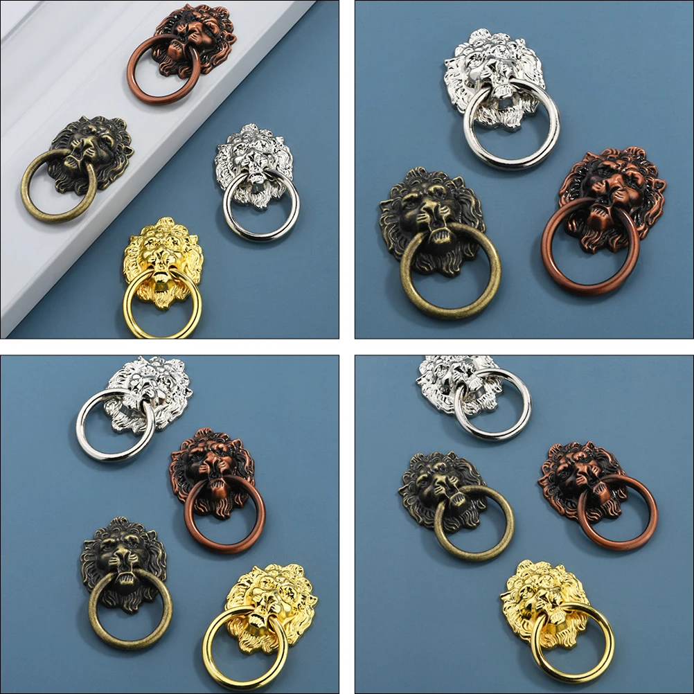 5 Pcs Lion Head Handle Cabinet Pull Handles Kitchen Drawer Door Pulls Zinc Alloy Knockers for Front Knobs
5 Pcs Lion Head Handle Cabinet Pull Handles Kitchen Drawer Door Pulls Zinc Alloy Knockers for Front Knobs