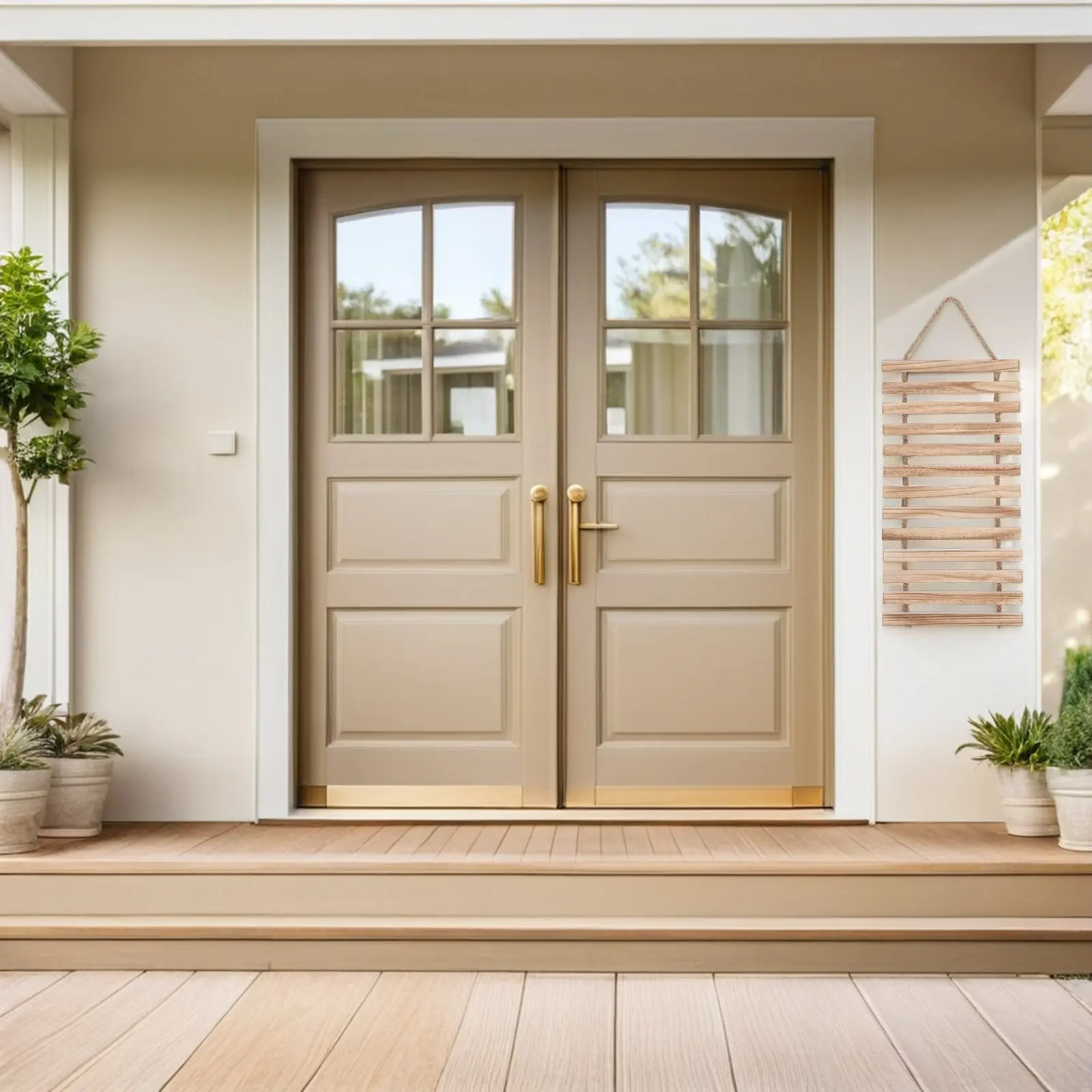 Wooden Trellis Wall-Mounted Solid Wood Flower Rack Indoor Outdoor Hanging Planter Stand Balcony Patio Plant Ladder Rack
Wooden Trellis Wall-Mounted Solid Wood Flower Rack Indoor Outdoor Hanging Planter Stand Balcony Patio Plant Ladder Rack